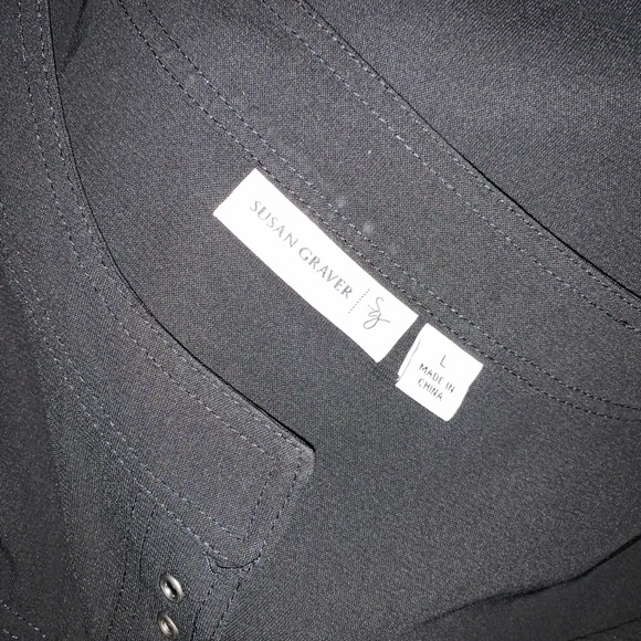 SUSAN GRAVER blouse size L - Picture 4 of 5